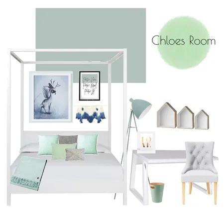 Chloes Room Interior Design Mood Board by Clare on Style Sourcebook