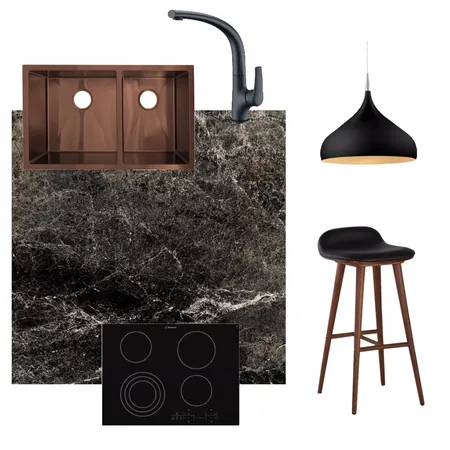 Sirus Black kitchen Interior Design Mood Board by CDK Stone on Style Sourcebook