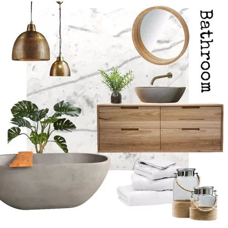 Neutral Bathroom Interior Design Mood Board by Janine on Style Sourcebook