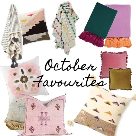 October Favourites- Cushions &amp; Throws Interior Design Mood Board by My Kind Of Bliss on Style Sourcebook