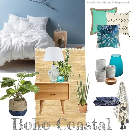 boho coastal Interior Design Mood Board by girlwholovesinteriors on Style Sourcebook