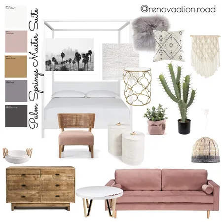Palm Springs Master Suite Interior Design Mood Board by Renovation Road on Style Sourcebook