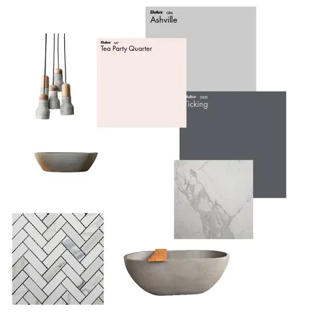Main Bathroom Wishlist Interior Design Mood Board by andrealucenaorr on Style Sourcebook