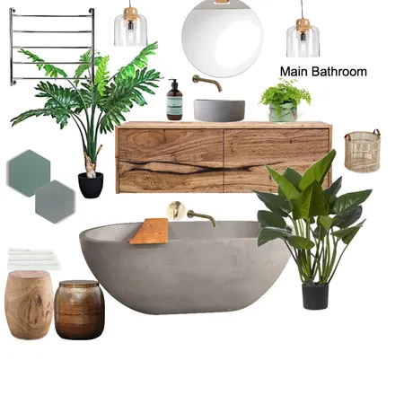 Main Bathroom Interior Design Mood Board by Sumner on Style Sourcebook