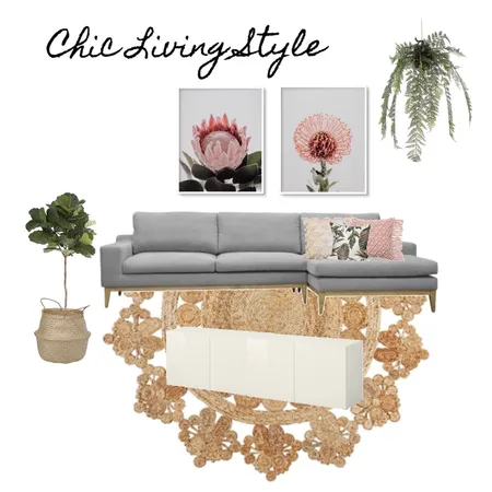 Chic Living Style Interior Design Mood Board by dearlittlehome on Style Sourcebook