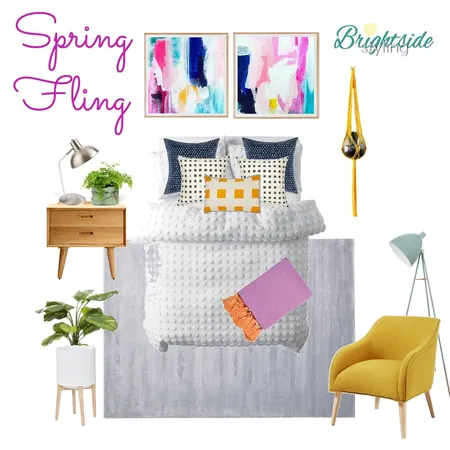 Spring Fling Interior Design Mood Board by brightsidestyling on Style Sourcebook