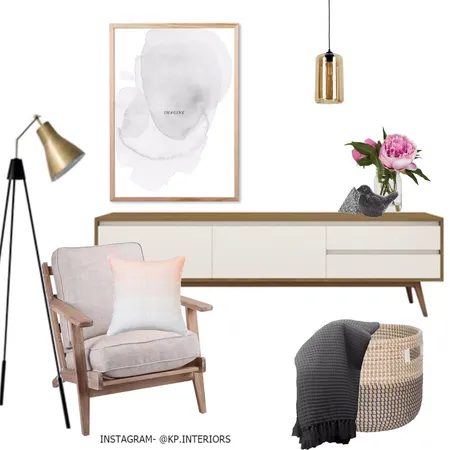 Pink living room Interior Design Mood Board by Kirsty on Style Sourcebook
