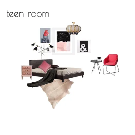 Teen Girl Interior Design Mood Board by polargreystudio on Style Sourcebook