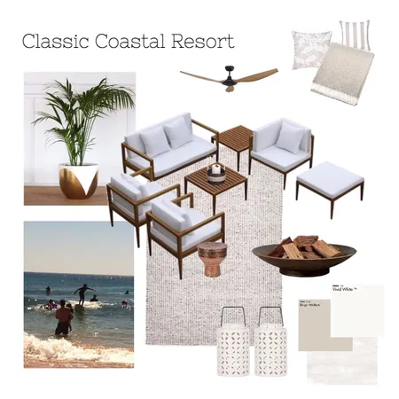 Classic Coastal Resort Interior Design Mood Board by fox-e-designs on Style Sourcebook