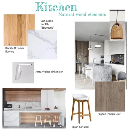 Natural elements kitchen Interior Design Mood Board by Aecads on Style Sourcebook