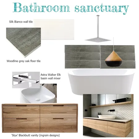 Bathroom Sanctuary Interior Design Mood Board by Aecads on Style Sourcebook