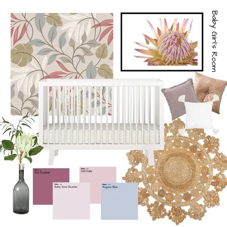 Girl's Nursery Interior Design Mood Board by AnnabelFoster on Style Sourcebook