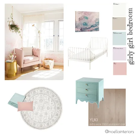 girly girl bedroom Interior Design Mood Board by noellainteriors on Style Sourcebook