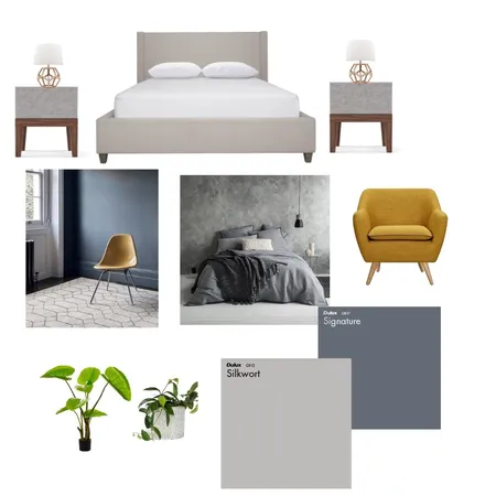 Dulux Master Bedroom -Greys Interior Design Mood Board by Dulux Colour Design Service on Style Sourcebook