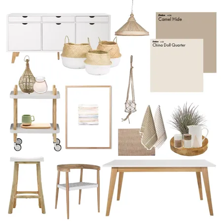 Natural dining Interior Design Mood Board by Thediydecorator on Style Sourcebook