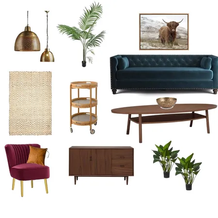 lush velvet and timber Interior Design Mood Board by betterhomesandhartleys on Style Sourcebook