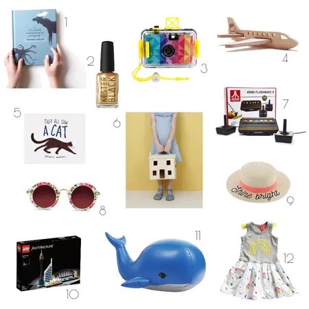Christmas Kids Gift Guide Interior Design Mood Board by My Mini Abode on Style Sourcebook