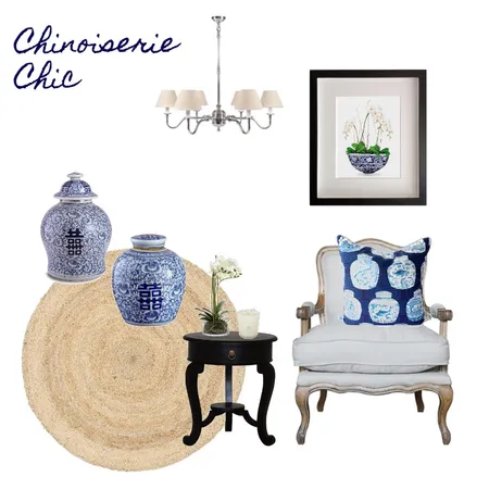 Chinoiserie Chic Interior Design Mood Board by DIYDecorator on Style Sourcebook