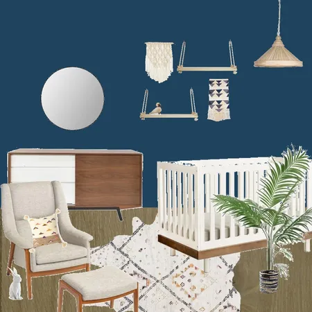 Bohemian 70s Nursery Interior Design Mood Board by Krysti-glory90 on Style Sourcebook