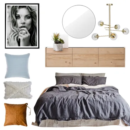 Coastal Luxe Bedroom Interior Design Mood Board by A Piece of Brie on Style Sourcebook
