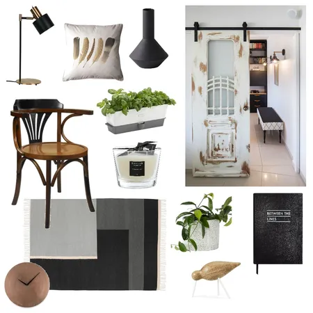 Eclectic Workspace Interior Design Mood Board by OfriPaz on Style Sourcebook