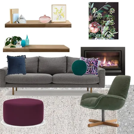 Hoffman - Living Interior Design Mood Board by Holm & Wood. on Style Sourcebook