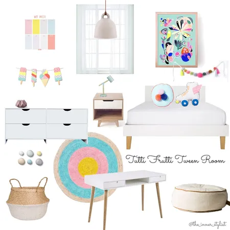 Tutti Frutti Teen Room Interior Design Mood Board by Plant some Style on Style Sourcebook