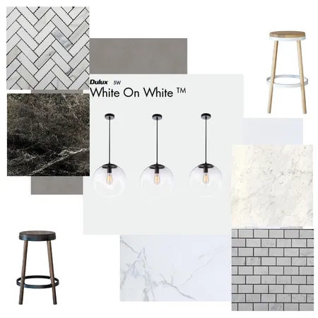 Steves kitchen. Black on White or White on White Interior Design Mood Board by OliviaRJ on Style Sourcebook