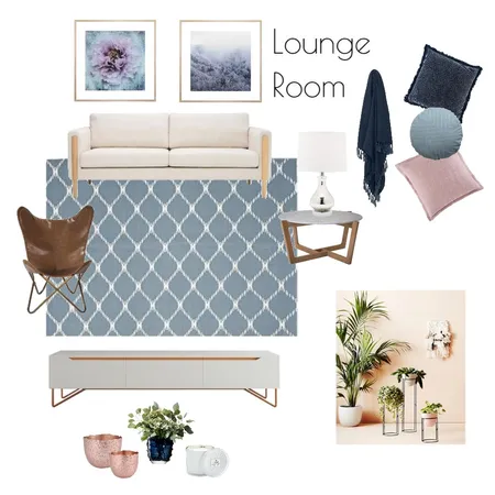 Lounge Room Interior Design Mood Board by Reflective Styling on Style Sourcebook