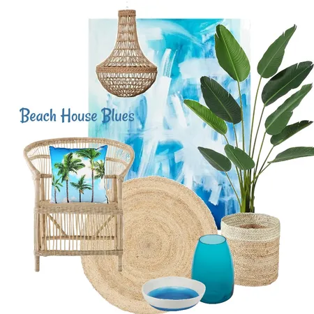 Beach House Blues Interior Design Mood Board by ZEPHYR on Style Sourcebook