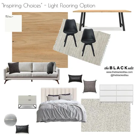 Inspiring Choices - Light Flooring Option Interior Design Mood Board by THE BLACK EDIT on Style Sourcebook