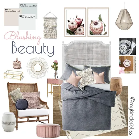 Blushing Beauty Interior Design Mood Board by My Kind Of Bliss on Style Sourcebook