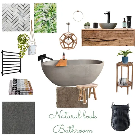 Natural look Bathroom Interior Design Mood Board by the.stuff.and.the.thangs on Style Sourcebook