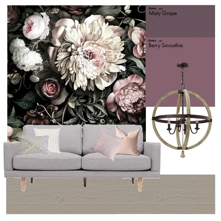 Bold Floral Interior Design Mood Board by EmeraldandOchre on Style Sourcebook