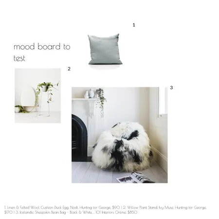 test Interior Design Mood Board by aliinver on Style Sourcebook