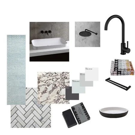 Guest Bathroom Interior Design Mood Board by acb on Style Sourcebook