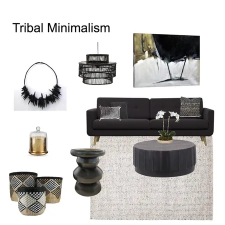 Tribal Minimalism Interior Design Mood Board by acb on Style Sourcebook
