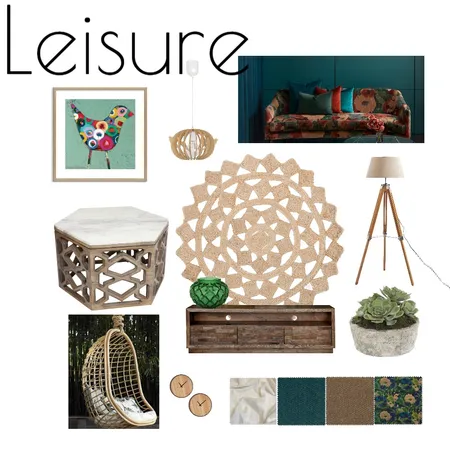 leisure room Interior Design Mood Board by Rafia on Style Sourcebook