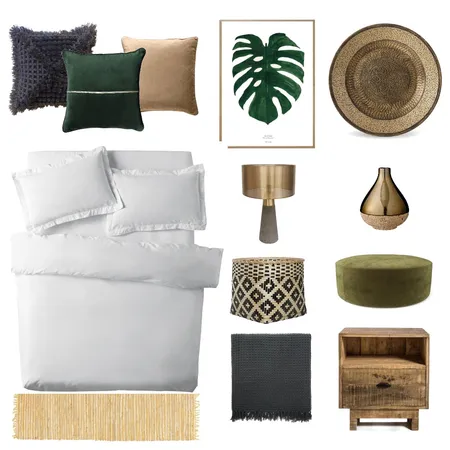 Olive velvet Interior Design Mood Board by kcinteriors on Style Sourcebook