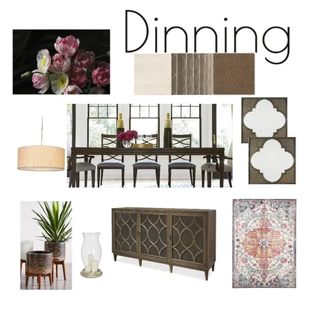 Dinning Interior Design Mood Board by Rafia on Style Sourcebook