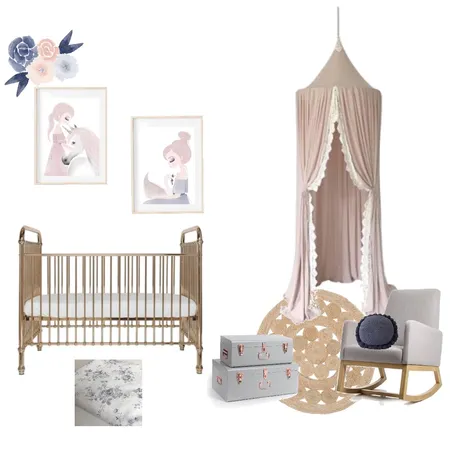 Whimsical nursery Interior Design Mood Board by NarinB on Style Sourcebook