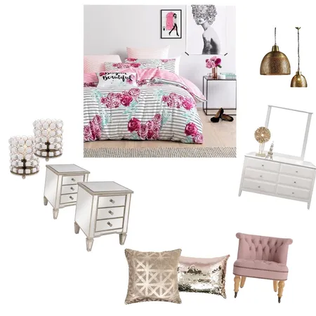 Bedroom for her Interior Design Mood Board by Shiza K on Style Sourcebook