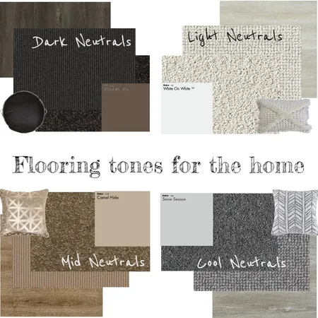 Flooring Tones for the Home Interior Design Mood Board by Choices Flooring on Style Sourcebook