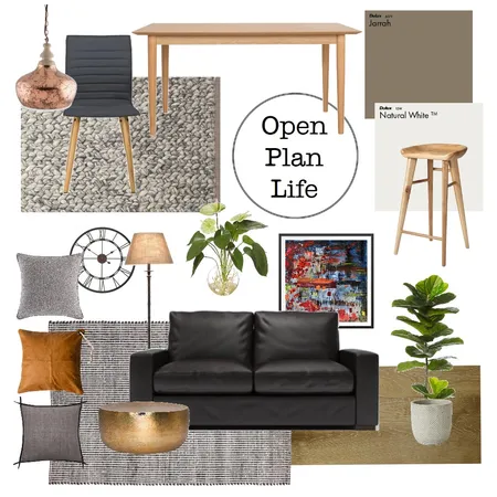 Open Plan Life Interior Design Mood Board by Presentation Plus on Style Sourcebook