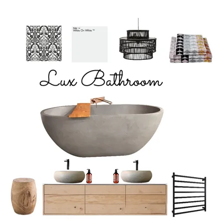 Lux bathroom Interior Design Mood Board by Style A Space on Style Sourcebook