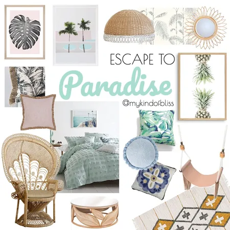 Escape to Paradise Interior Design Mood Board by My Kind Of Bliss on Style Sourcebook