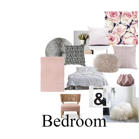 Pastel pink bedroom Interior Design Mood Board by Lindo on Style Sourcebook