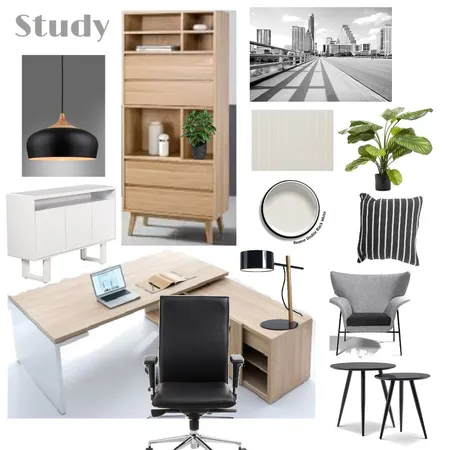 Study Interior Design Mood Board by LGDesigns on Style Sourcebook