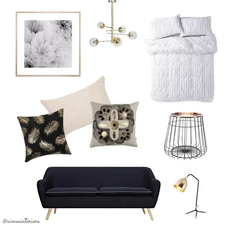 Luxe Bedroom Interior Design Mood Board by Amy Louise Interiors on Style Sourcebook