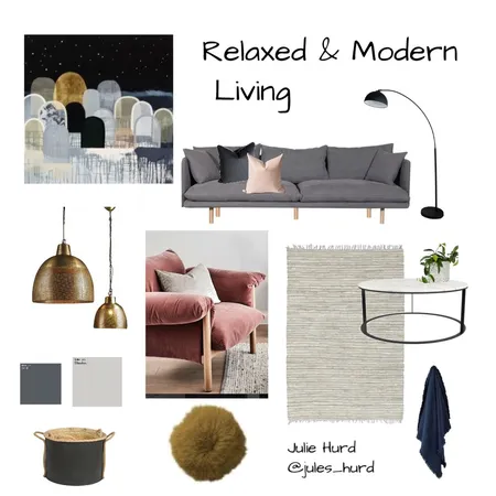 Relaxed &amp;Modern Living Interior Design Mood Board by JulesHurd on Style Sourcebook